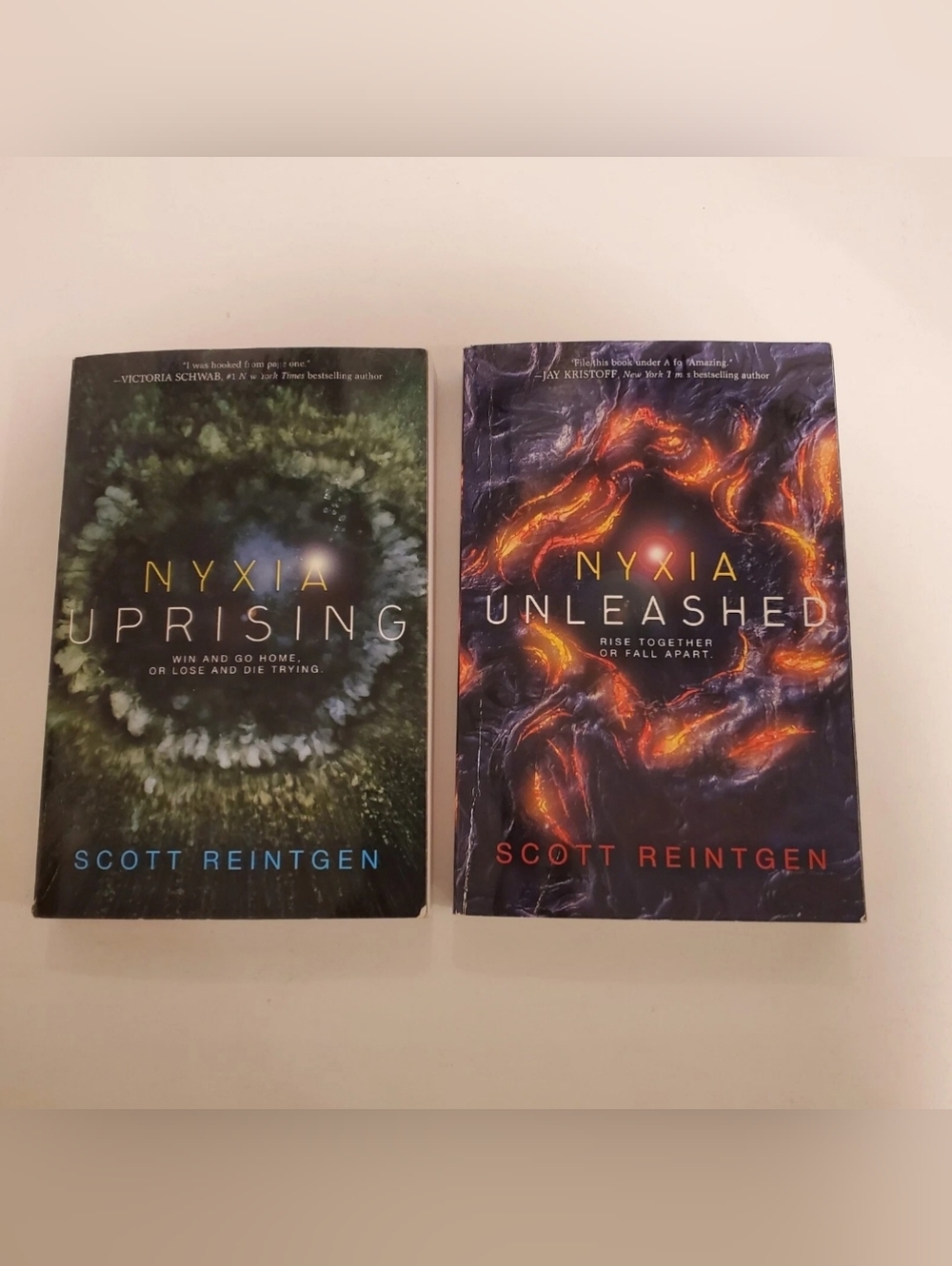 Bundle: Nyxia Unleashed and Uprising by Scott Reintgen (2019 paperback)